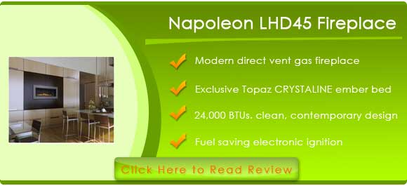 Napoleon LHD45 Modern Direct Vent Gas Fireplace